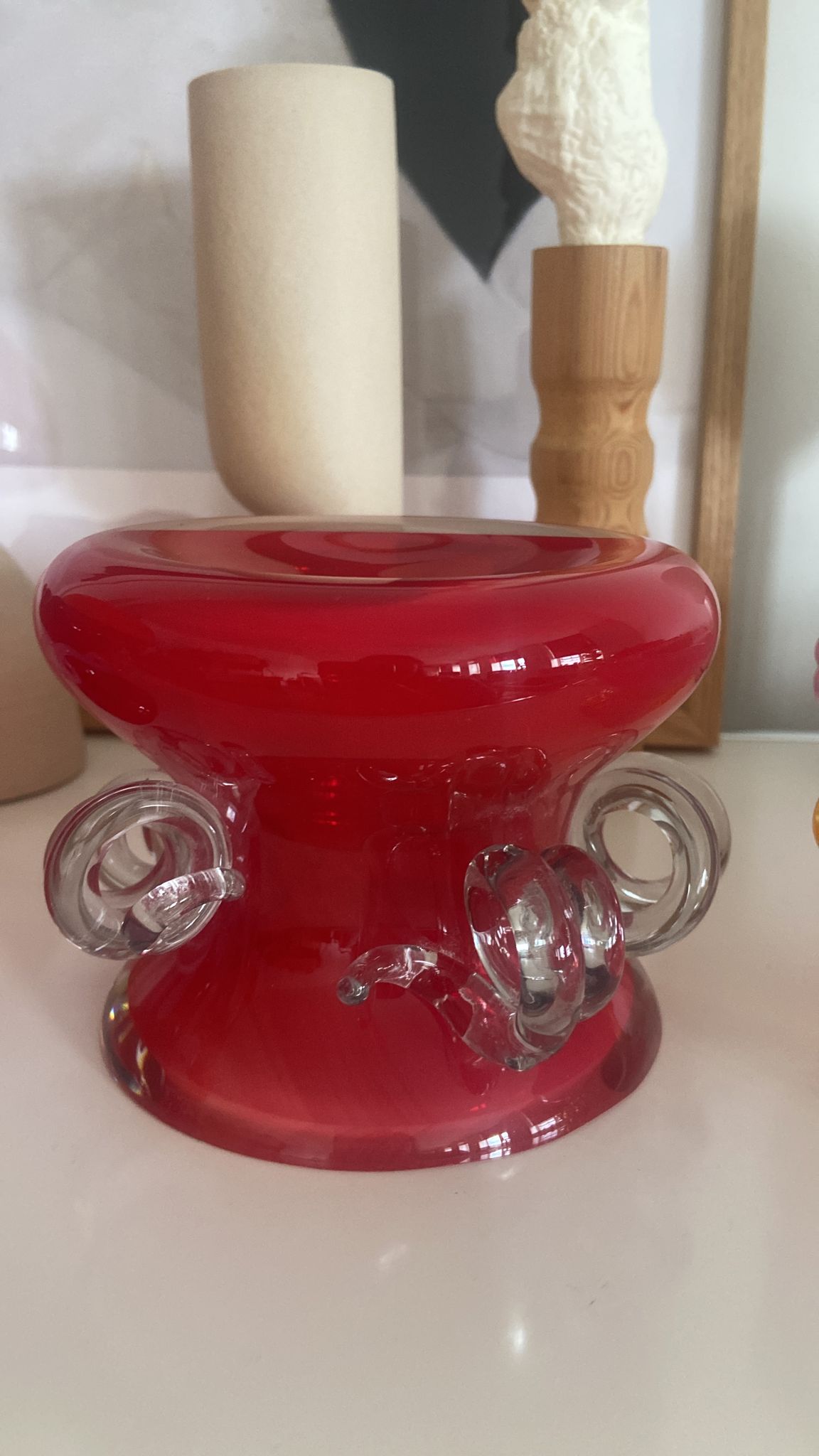 #00. Hand Glass-Blown Soap Dish <3