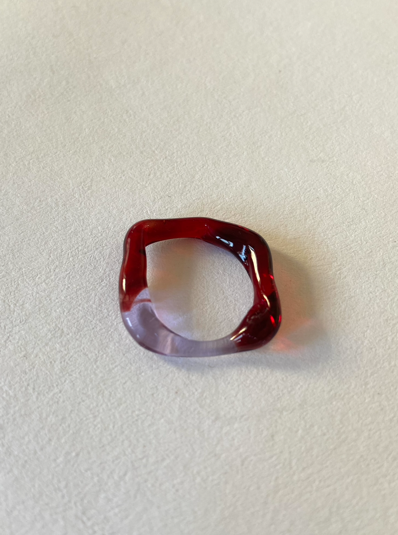 #004. Wrath <3 Glass-blowing ring