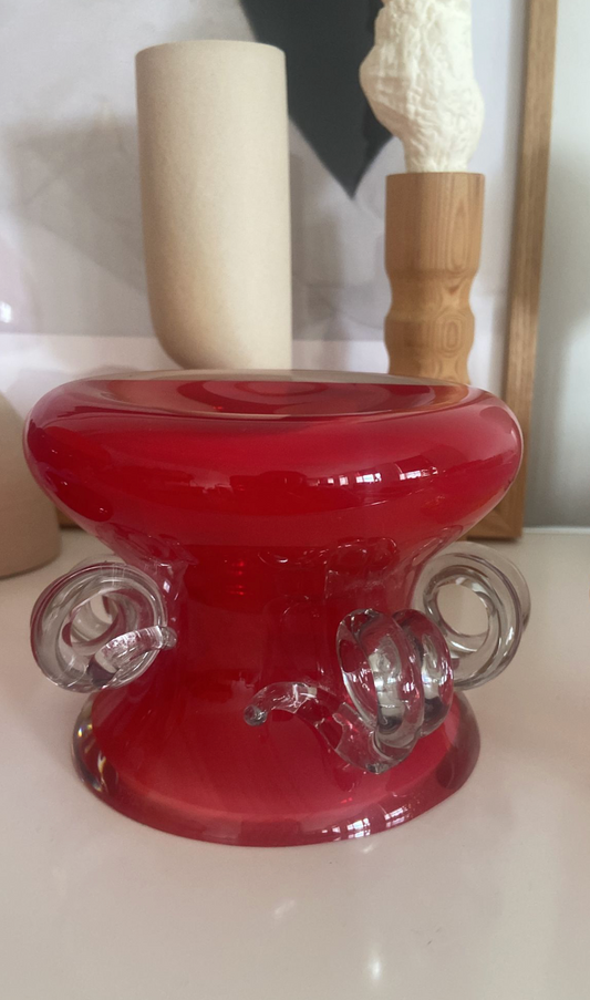 #001. Hand Glass-Blown Soap Dish