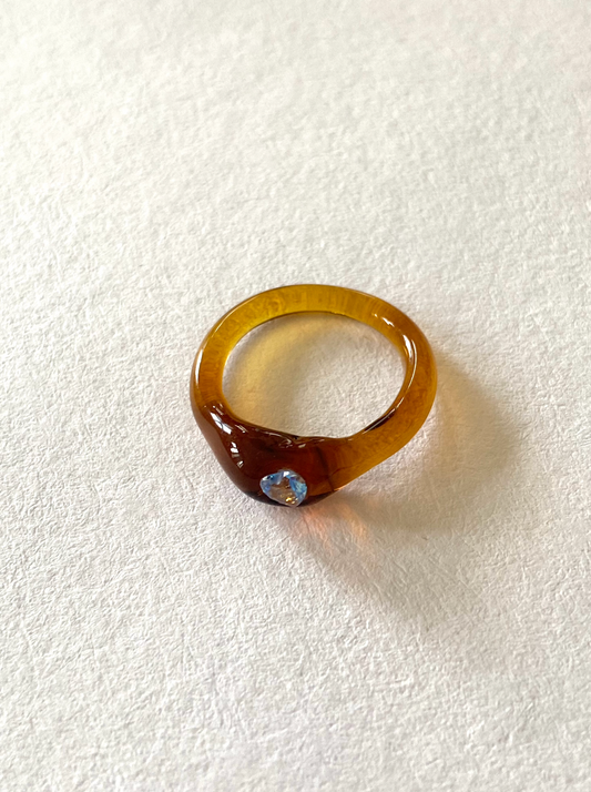 #0002. Greed <3 Glass-blowing ring